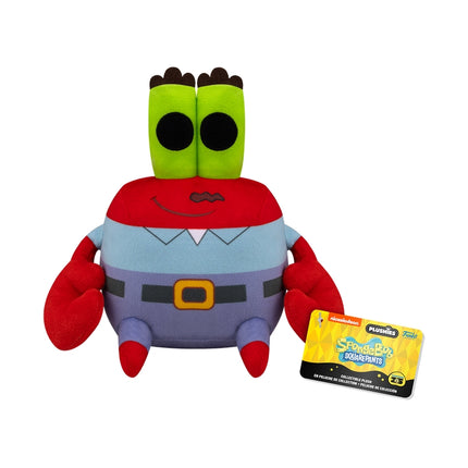 Funko pliušinis žaislas: Kempiniukas Plačiakelnis - Ponas Krabas, 18 cm