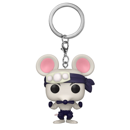 Funko Pop! raktų pakabukas: Demon Slayer - Muscle Mouse, 10 cm