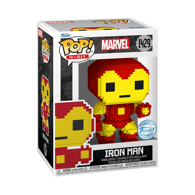Funko Pop! vinilo figūrėlė: Marvel - Geležinis žmogus (8 bitų)