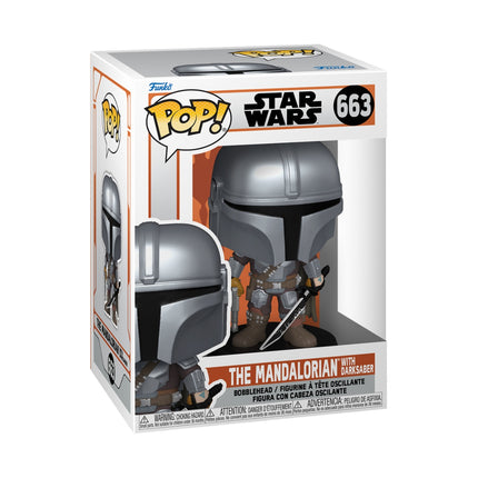 Funko Pop! vinilo figūrėlė: Mandalorietis - Mando su Darksaber