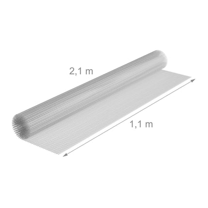 Cinkuotas paukščių tinklelis, 6,3 x 6,3 mm, atsparus oro sąlygoms