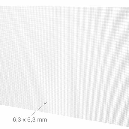 Cinkuotas paukščių tinklelis, 6,3 x 6,3 mm, atsparus oro sąlygoms
