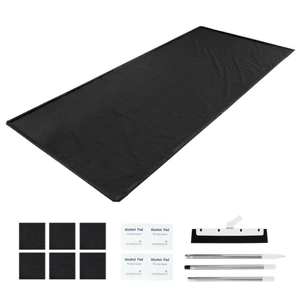 Garage Floor Containment Mat 2.4 x 5.5 m, PVC, Squeegee
