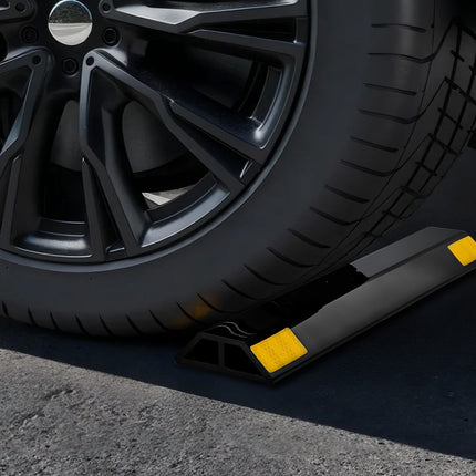 Garage Parking Stopper Set, 2 Pack 18 In PP Reflective