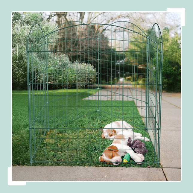 Sodo tvora, 5 arkinės plokštės, metalinis apvadas