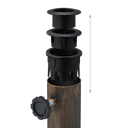 Sodo skėčio pagrindas, tinka Ø34-48 mm stulpams, tvirtas