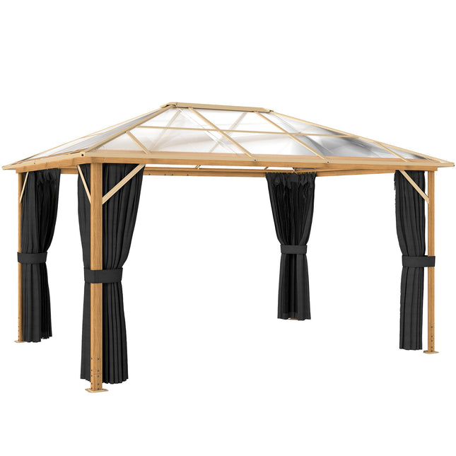Sodo paviljonas 4x3m, polikarbonato stogas, aliuminio rėmas