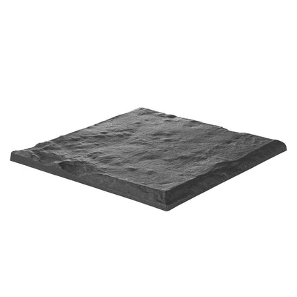 Garden Stepping Stones 4-Pack, 15.5 In, With Stakes, Gray