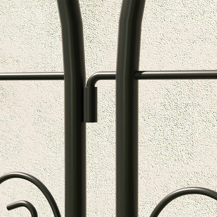 Sodo grotelės su paukščių raštu, metalinės, 50x150 cm, 2 vnt. pakuotėje