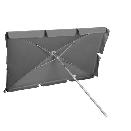 Sodo skėtis 220 cm, reguliuojamas, su apsauga nuo UV spindulių
