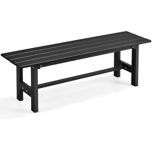 Sodo suolas dviem asmenims su grotelių sėdyne, galinčia atlaikyti iki 300 kg svorį, 120 x 36 x 40,5 cm, juodas