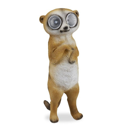 Sodo figūrėlė Meerkat su saulės akimis