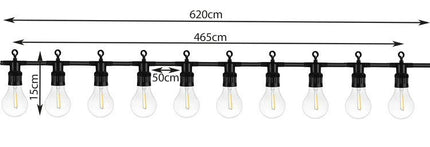 Sodo girlianda 5m 24V IP44