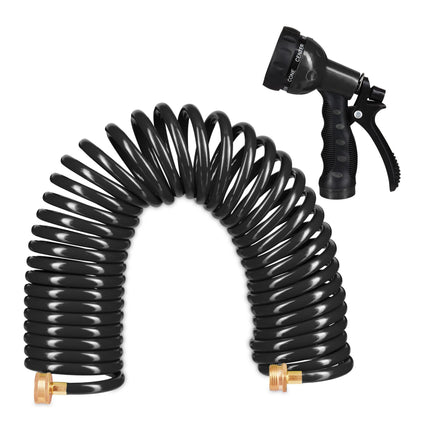 Garden hose with spray gun 10 m