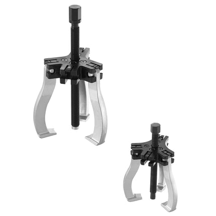Gear Puller Set, 2-Piece 3 and 7 in Reversible 3-Jaw