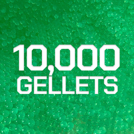 Gel Blaster geliai - elektrinės žalios spalvos, 10 000 vnt.
