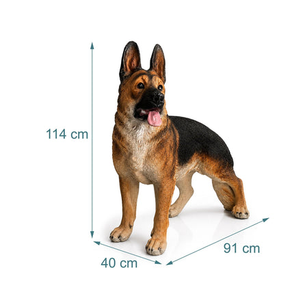 Vokiečių aviganio sodo statulėlė, polirezinas, 114 cm