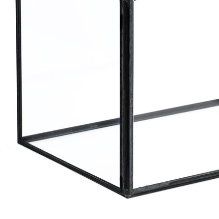 Glass Plant Terrarium, House Shape, Compact Size