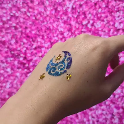 Blizgučių tatuiruočių rinkinys Kruzzel 20422