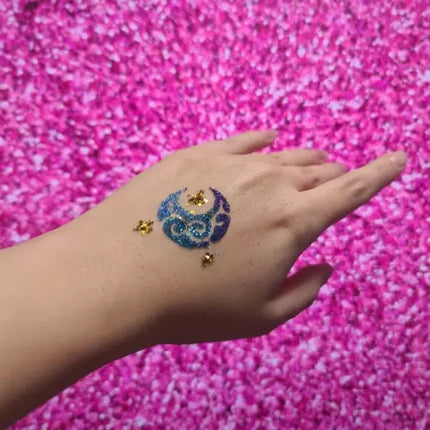 Blizgučių tatuiruočių rinkinys Kruzzel 20422