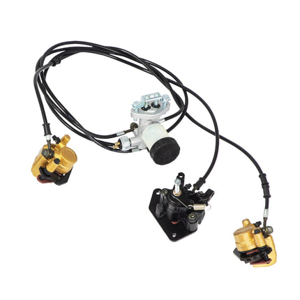 Go-Kart Hydraulic Brake Kit – Master Cylinder, 3 Calipers