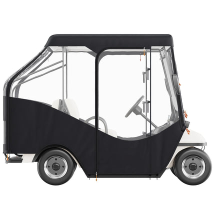 Golf Cart Enclosure Cover, 600D Polyester, 4-Passenger