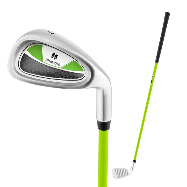 Vaikams skirta golfo geležis „Golf Iron 7“ su galvos apdangalu. Vienguba golfo geležis, pagaminta iš aliuminio, dešiniarankiams.