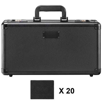 Graded Card Storage Case, 4 Slots, Combo Lock, 120 PSA