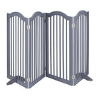 Gray security gate 92 cm