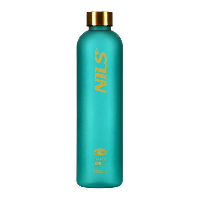 Žalias tritano vandens butelis, nepralaidus, 600 ml