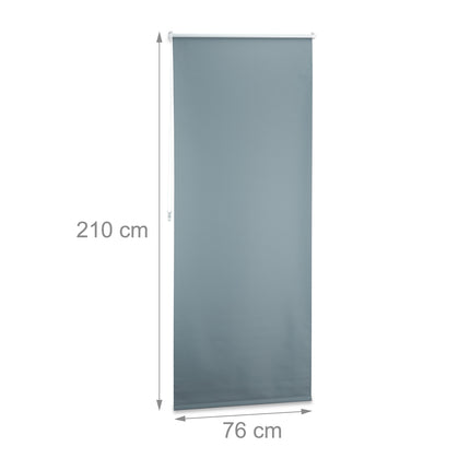 Pilkos termo tamsinančios žaliuzės, 60-120 cm reguliuojamos
