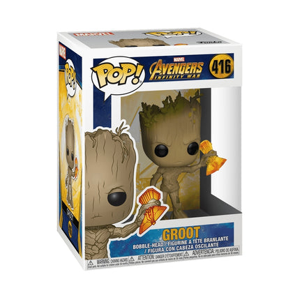 Groot vinilo figūrėlė su Stormbreaker - Marvel Avengers Collecting
