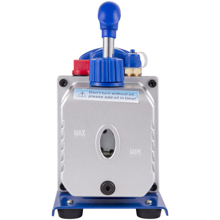 HVAC Vacuum Pump Kit, 4 CFM 1/3 HP, Gauge Set