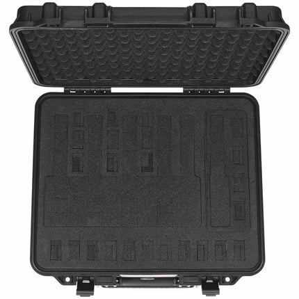 Hard Pistol Case, 6-Handgun, IP67 Waterproof, Lockable