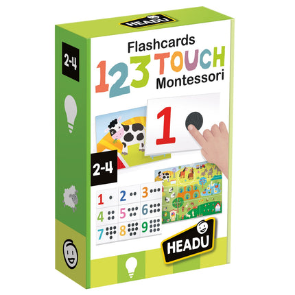„Headu Flashcards 123 Touch Montessori“ edukacinis žaidimas
