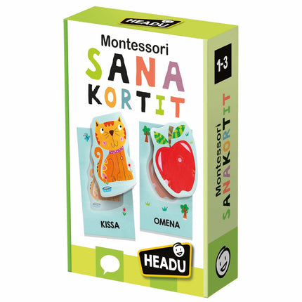 „Headu Montessori“ kūdikių kortelės (suomių kalba)