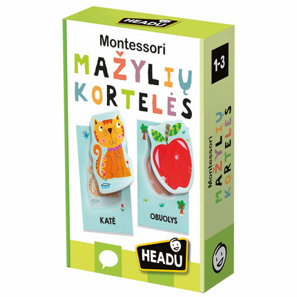 „Headu Montessori“ kūdikių kortelės (lietuvių kalba)