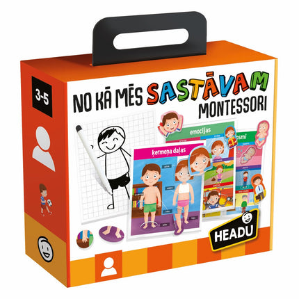 Edukacinis žaidimas „Kaip mes esame kuriami“ (latvių k.) „Headu Montessori“