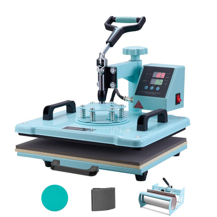 Heat Press Machine 12x15, 5-in-1 Swing-Away, 30oz