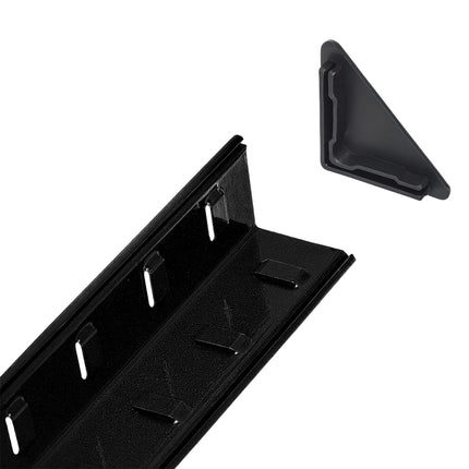 Heavy-Duty 5-Shelf Rack, Adjustable, Black