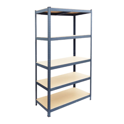 Heavy-Duty Steel Storage Rack with 5 Adjustable Shelves, 875 kg, Anthracite