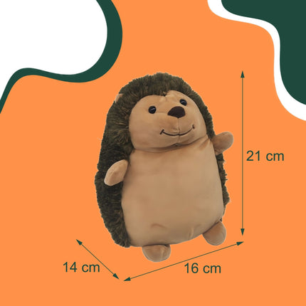 Ežio formos durų atramėlė, smėliu užpildyta, minkštas audinys