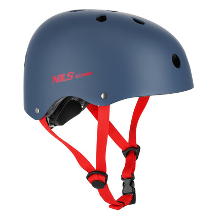 Šalmas pilkai raudonas XS (48-52cm)