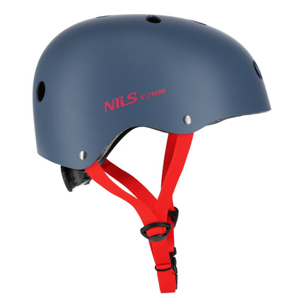 Šalmas pilkai raudonas XS (48-52cm)