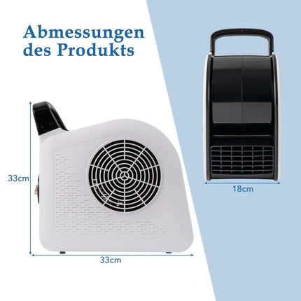 Didelės spartos grindų pūstuvas, 130 W, 3 greičiai, 185° pasukimas