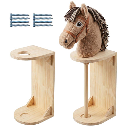 „Hobby Horse“ sieniniai laikikliai, 2 vnt. rinkinys, dažomi pušies gaminiai