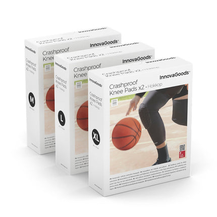 Honeycomb Anti-collision Knee Pads Hokkop InnovaGoods 2 Units - M
