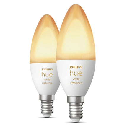 Hue White Ambiance E14 Crown 2-pack
