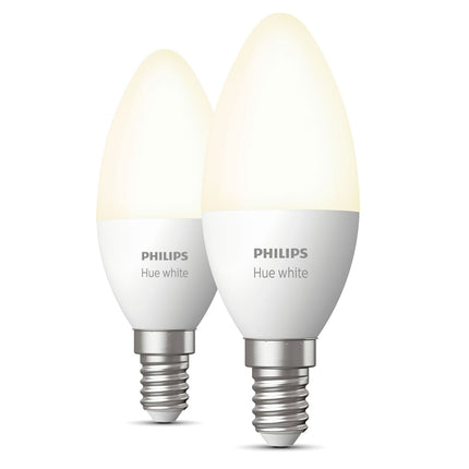 Hue White E14 Crown 2-pack