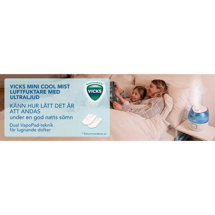 Humidifier Mini Cool Mist Ultrasonic VUL525